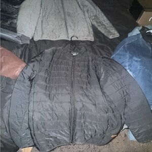 Men's Black Quilted Jacket